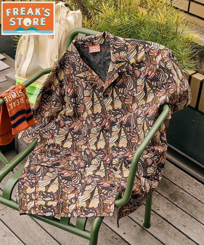 FREAK'S STORE for BEACH & FES 回收尼龍 短袖襯衫