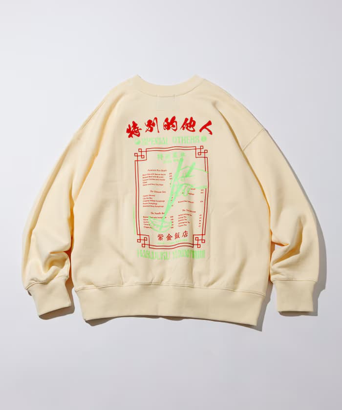 SPE × 紫金飯店 × FREAK'S 蓄光後背印花 圓領衛衣
