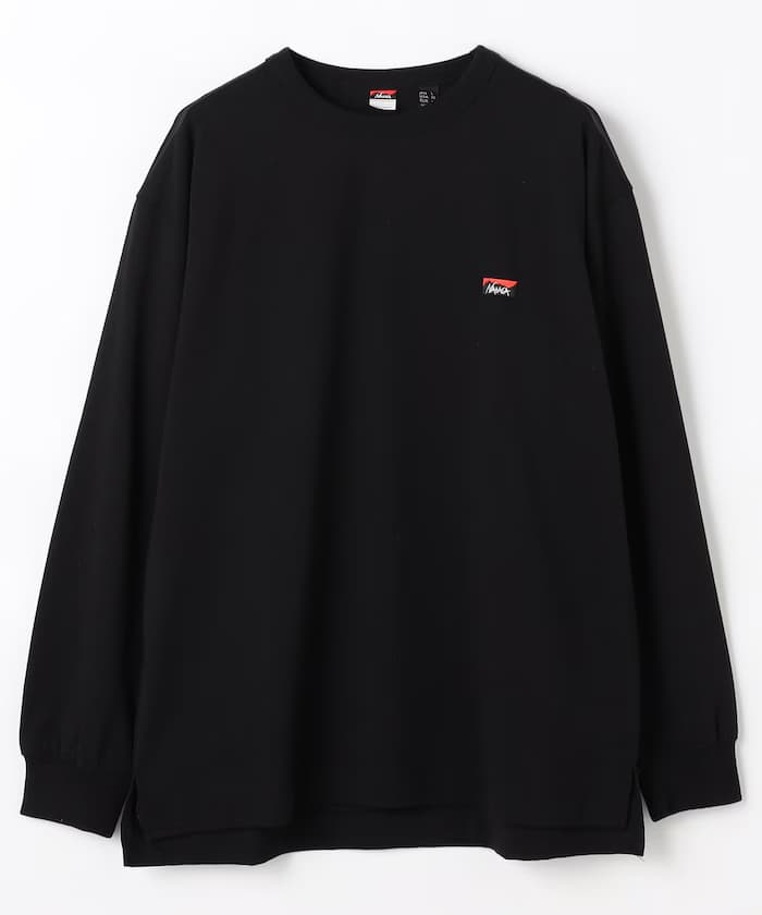 ECO HYBRID BOX LOGO EMBROIDERY L/S TEE