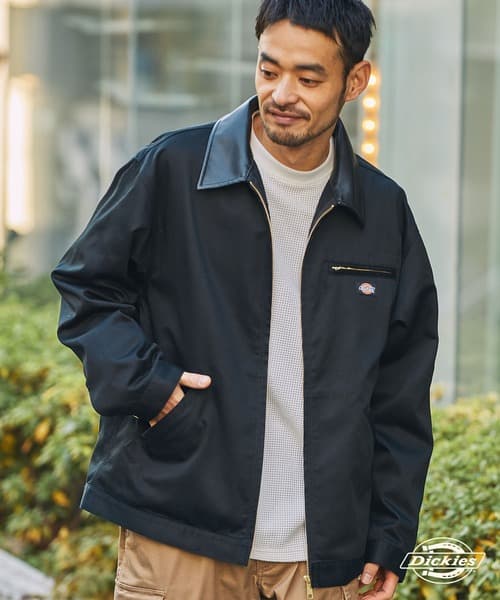 Dickies 聯名限定 TC斜紋布 領口拼接 工裝夾克【THE CRAFT CREW PRODUCTS】