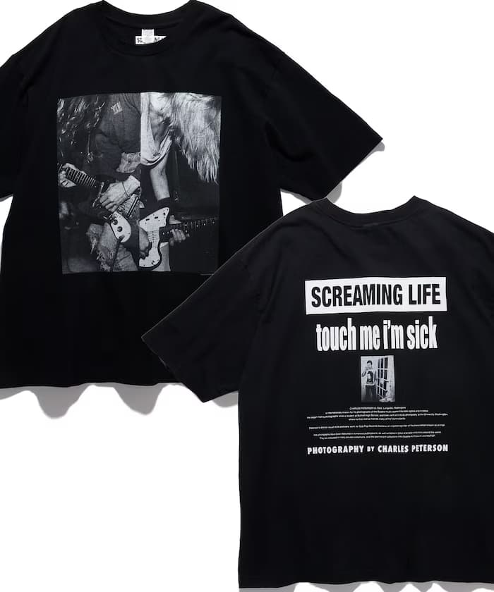 【4/3 12:00~発売】CHARLES PETERSON PHOTO CREW NECK TEE KC