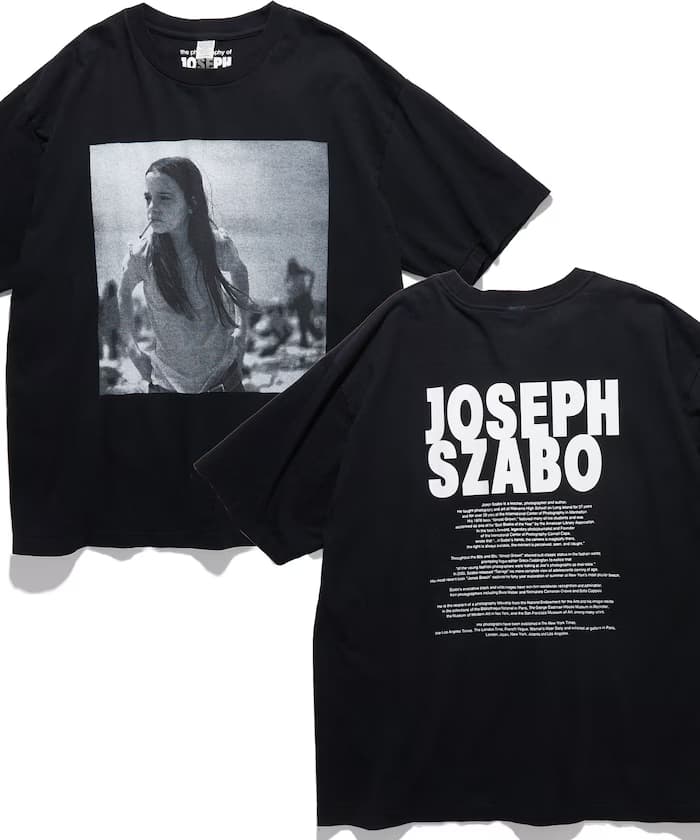 【4/3 12:00~発売】JOSEPH SZABO PHOTO CREW NECK TEE PRISCILLA