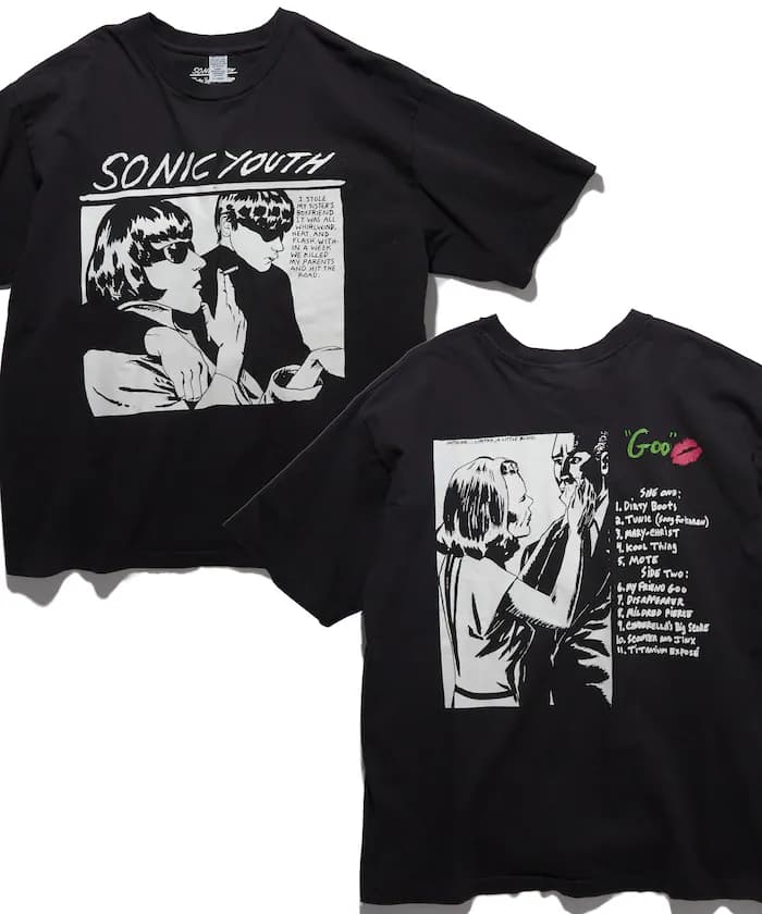 SONIC YOUTH GOO 圓領樂隊T恤