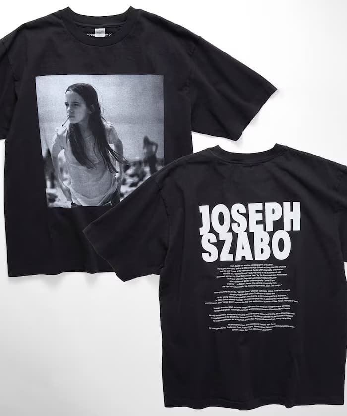【4/3 12:00~発売】JOSEPH SZABO PRISCILLA TEE