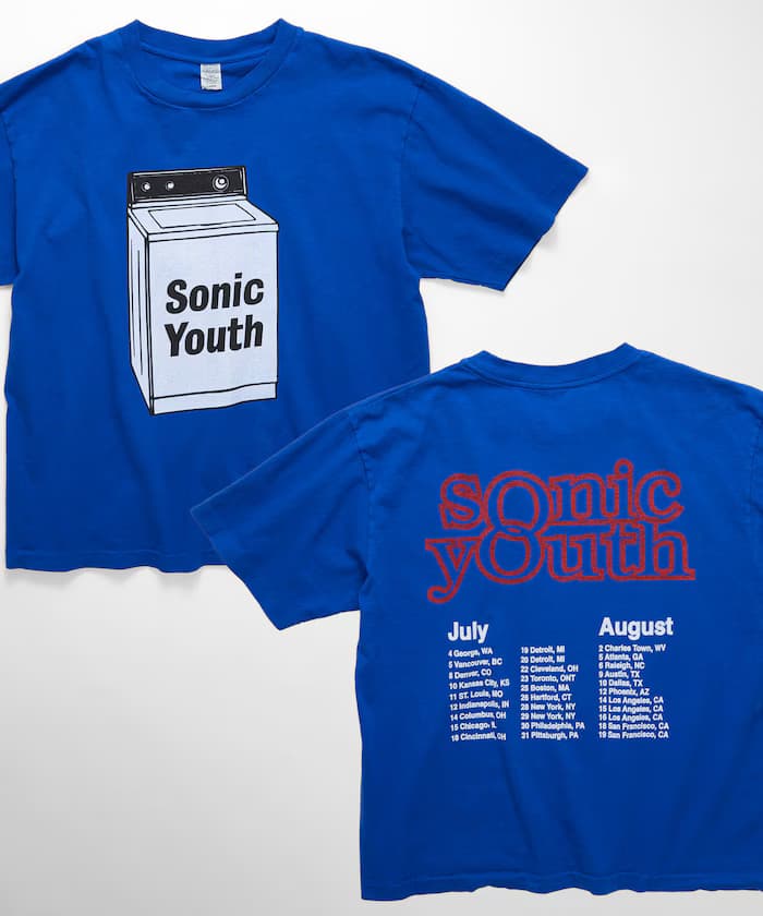 【4/3 12:00~發售】SONIC YOUTH WASHING MACHINE 圓領樂隊T恤