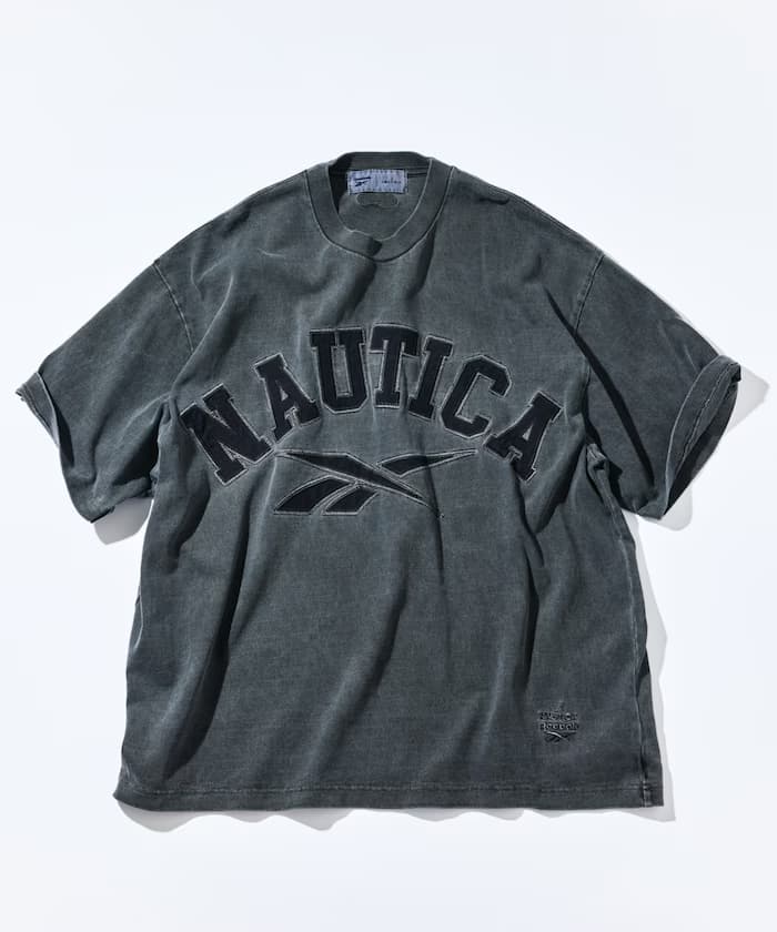 【Exclusive】Reebok×NAUTICA 雙品牌拱形標誌顏料短袖圓領T恤