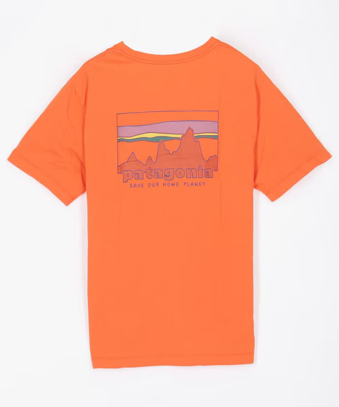 Patagonia '73 天線 有機棉圓領短袖T恤