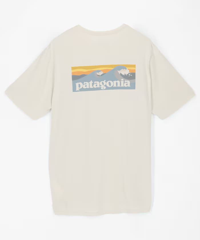 Patagonia 男款 Capilene Cool 日常 快乾短袖上衣（衝浪褲標誌款）