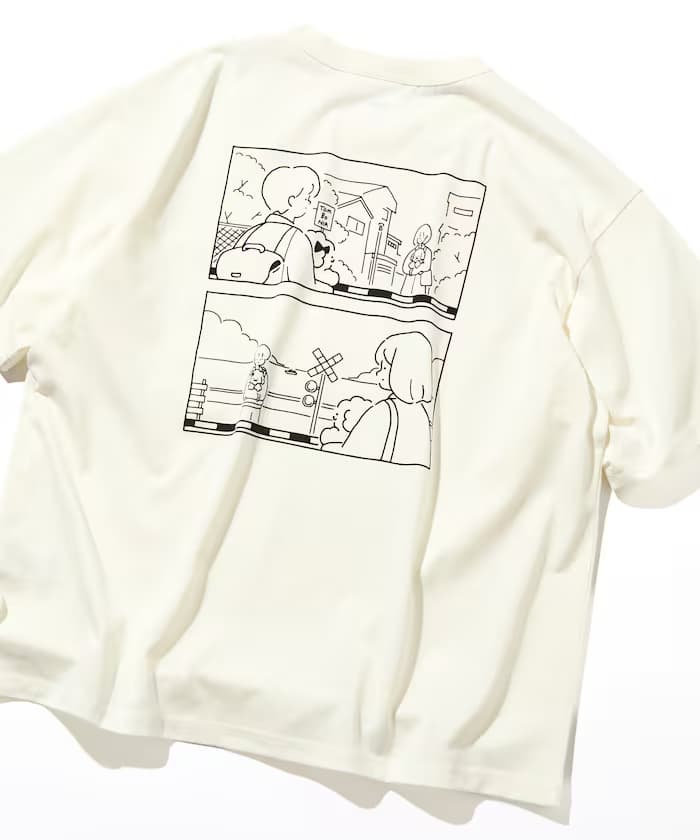 tombonia × FREAK'S STORE 聯名限定 背面印花 圓領口袋T恤