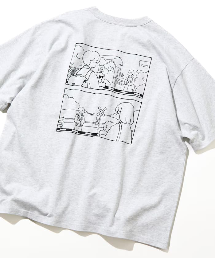tombonia × FREAK'S STORE 聯名限定 背面印花 圓領口袋T恤