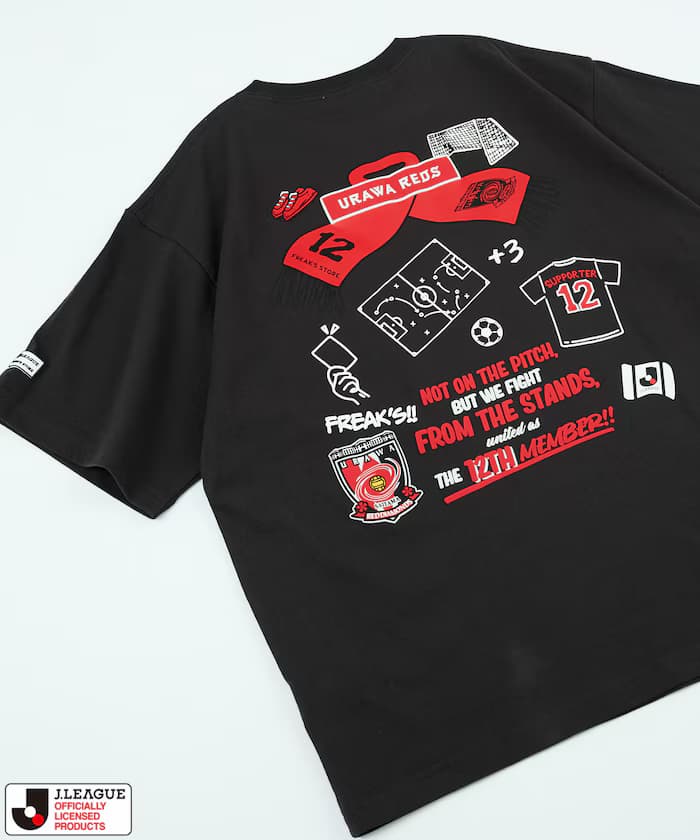 J.LEAGUE × FREAK'S STORE 聯名限定 SUPPORTERS 短袖口袋T恤【浦和紅鑽】