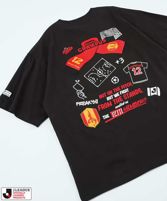 J.LEAGUE × FREAK'S STORE 聯名限定 SUPPORTERS 短袖口袋T恤【名古屋格蘭巴斯】