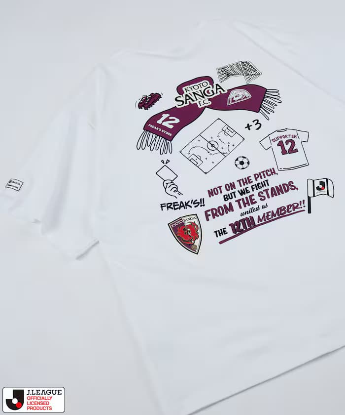 J.LEAGUE × FREAK'S STORE 聯名限定 支持者短袖T恤【京都聖歌F.C.】