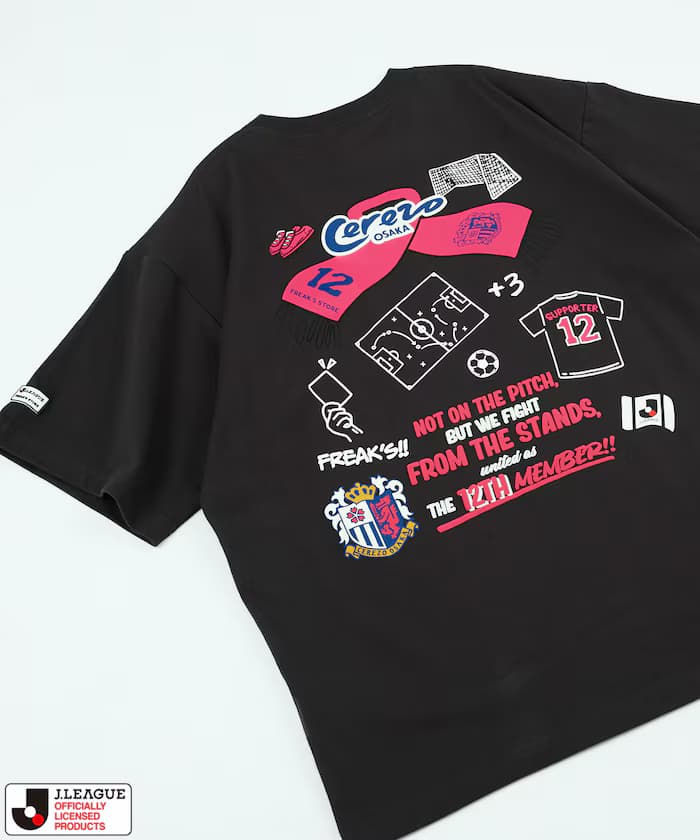J.LEAGUE × FREAK'S STORE 聯名限定SUPPORTERS短袖T恤【瓦歷素大阪】