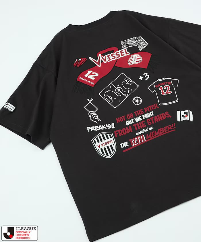 J.LEAGUE × FREAK'S STORE 聯名限定 SUPPORTERS 短袖T恤【神戶勝利船】