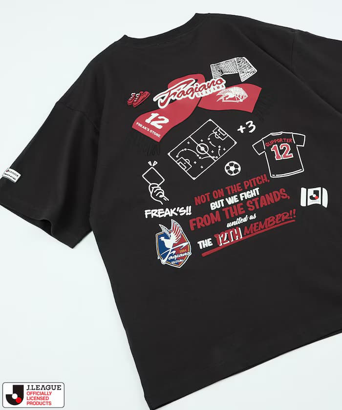 J.LEAGUE × FREAK'S STORE 聯名限定 應援短袖T恤 【法志亞諾岡山】