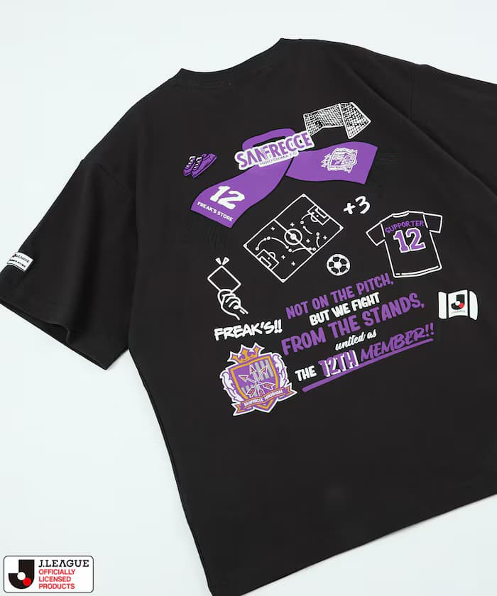 J.LEAGUE × FREAK'S STORE 聯名限定 SUPPORTERS 短袖口袋上衣【廣島三箭】