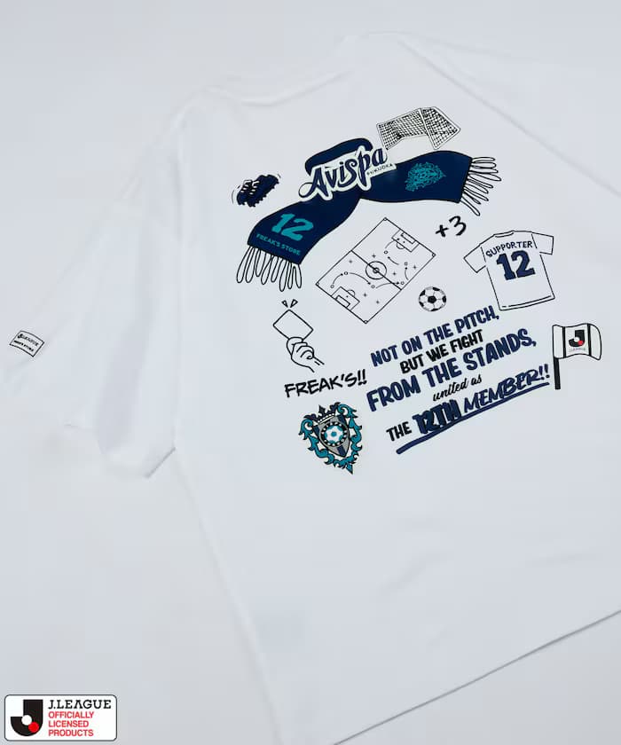 J.LEAGUE × FREAK'S STORE 聯名限定 SUPPORTERS 短袖口袋T恤【阿比斯巴福岡】