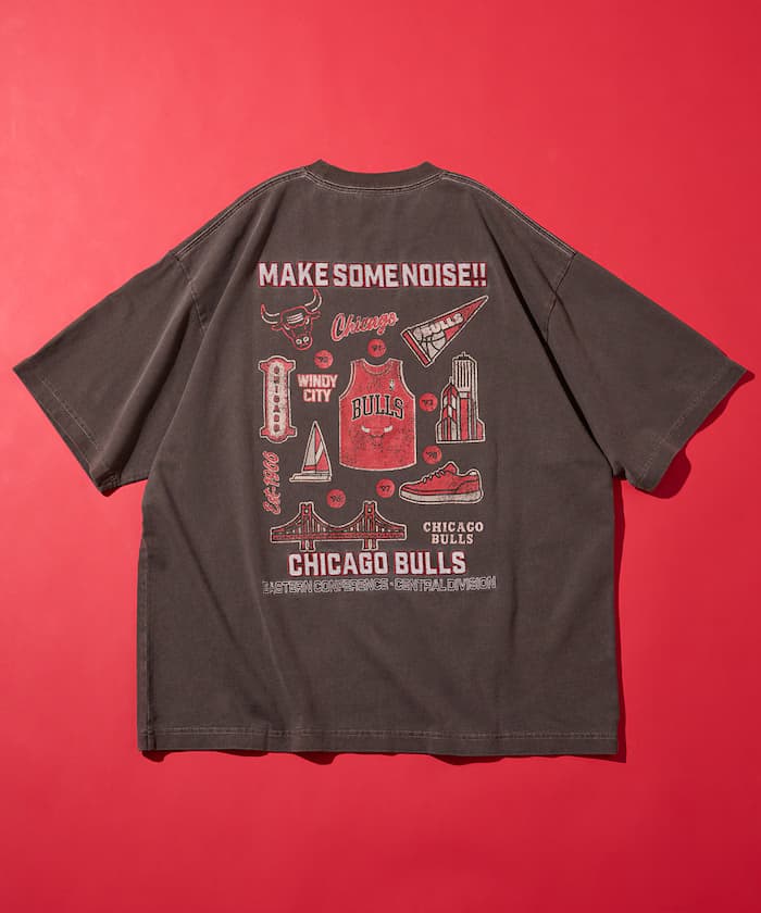 NBA × FREAK'S STORE 聯名限定 球隊圖案背面印花 圓領T恤