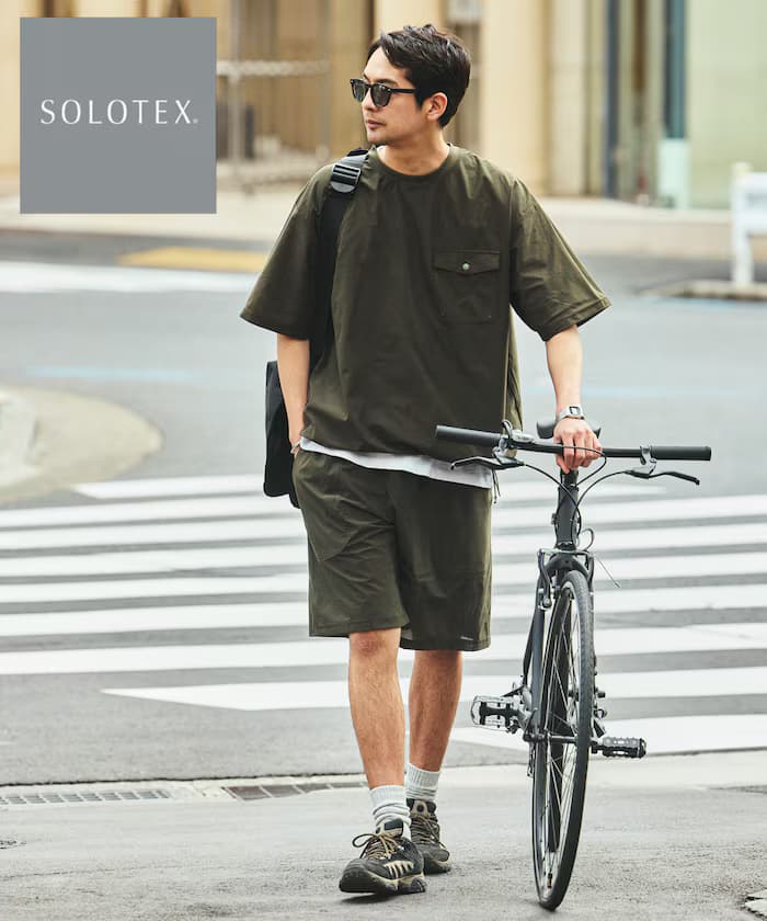 SOLOTEX 可收納短袖旅行套裝組合 附迷你包包 吸水速乾 — 4/5