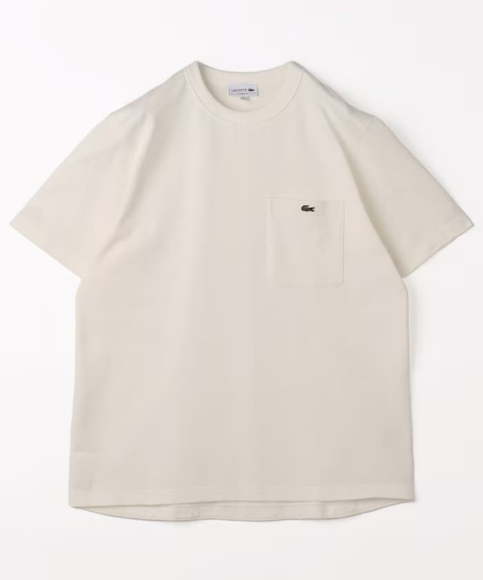 LACOSTE 單點LOGO 網眼T恤