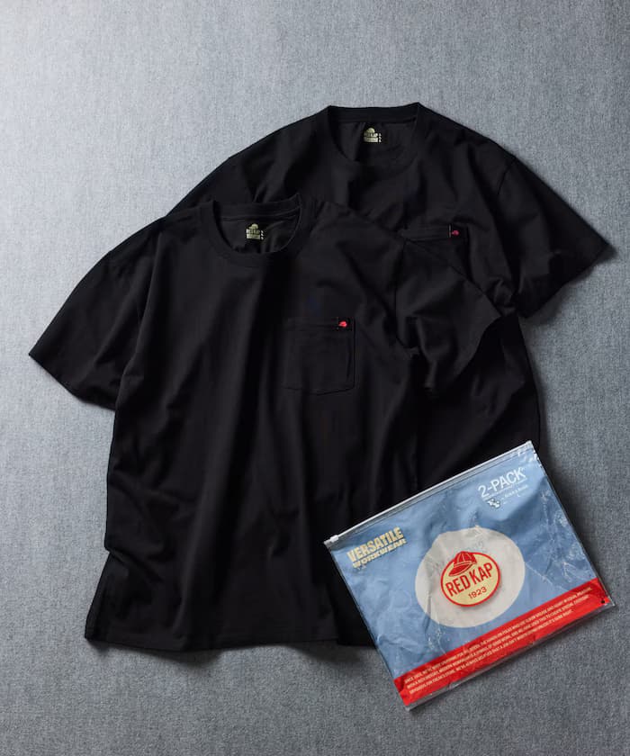 別注 2P 圓領短袖單點Logo口袋T恤 2件組