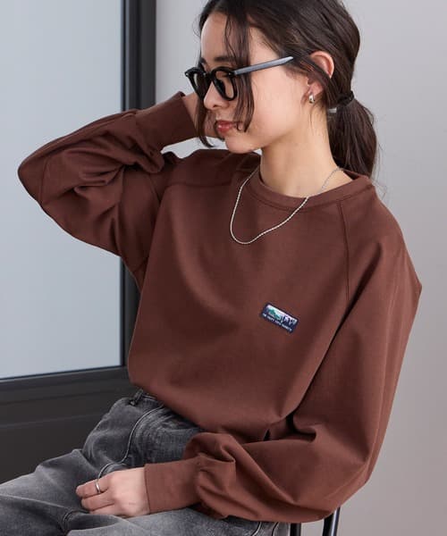 THE CRAFT CREW PRODUCTS USA棉 厚磅 寬鬆版型 落肩 長袖T恤【抗UV・可機洗】