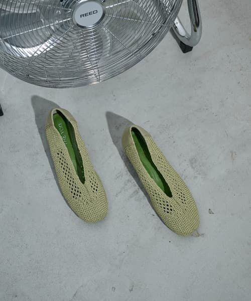 仿皮網眼高跟鞋