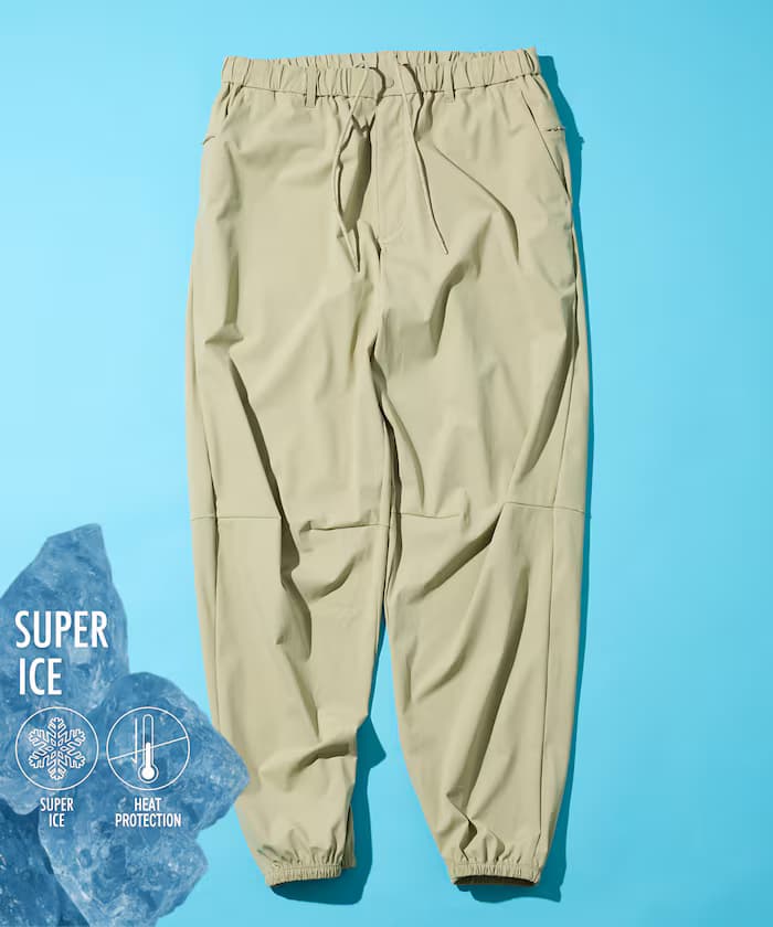 SUPER ICE 接觸涼感 吸濕排汗 抗UV 彈性 束腳褲
