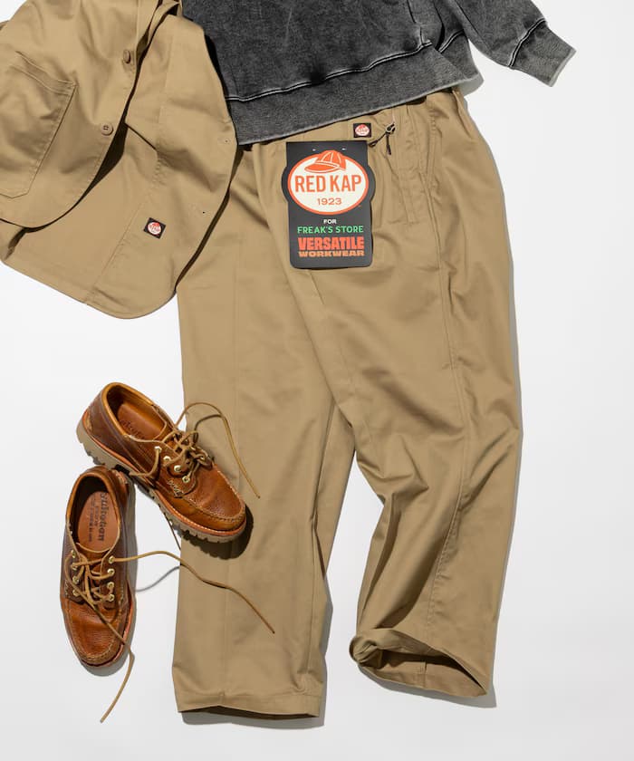 別注 SMU PT-38 SETUP 2TUCK WIDE PANTS