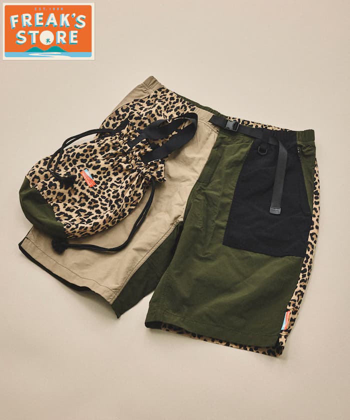 寬版版型再生尼龍織帶短褲