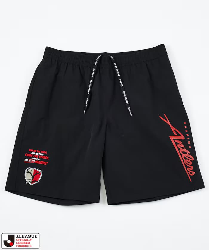J.LEAGUE × FREAK'S STORE 聯名限定 SUPPORTERS NYLON SHORTS【鹿島鹿角隊】