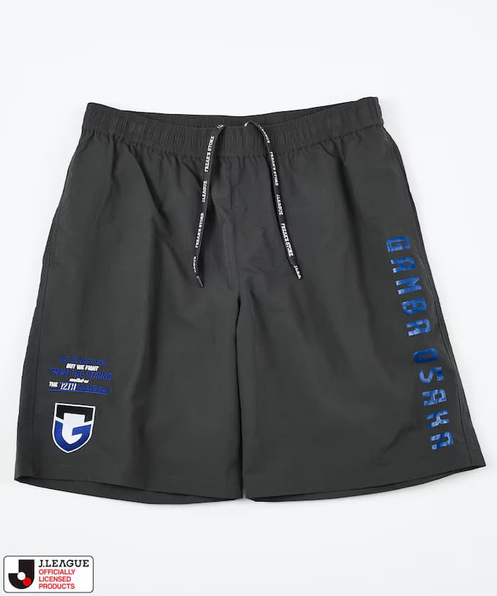 J.LEAGUE × FREAK'S STORE 聯名限定 SUPPORTERS NYLON SHORTS【岡山綠雉】