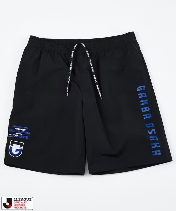 J.LEAGUE × FREAK'S STORE 聯名限定 SUPPORTERS NYLON SHORTS【岡山綠雉】