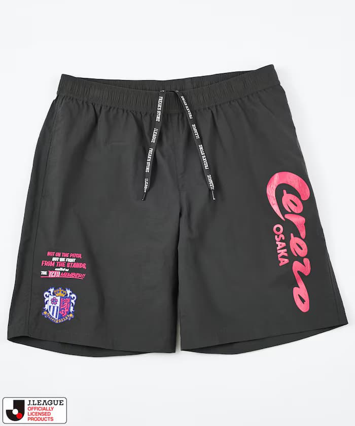 J.LEAGUE × FREAK'S STORE 聯名限定 SUPPORTERS 尼龍短褲【Cerezo Osaka】
