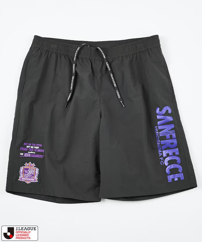 J.LEAGUE × FREAK'S STORE 聯名限定 SUPPORTERS NYLON SHORTS 【廣島三箭】