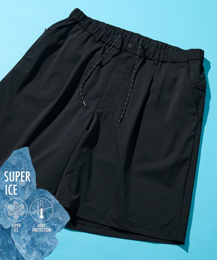 SUPER ICE 接觸冷感 吸濕排汗 抗UV 彈性 短褲