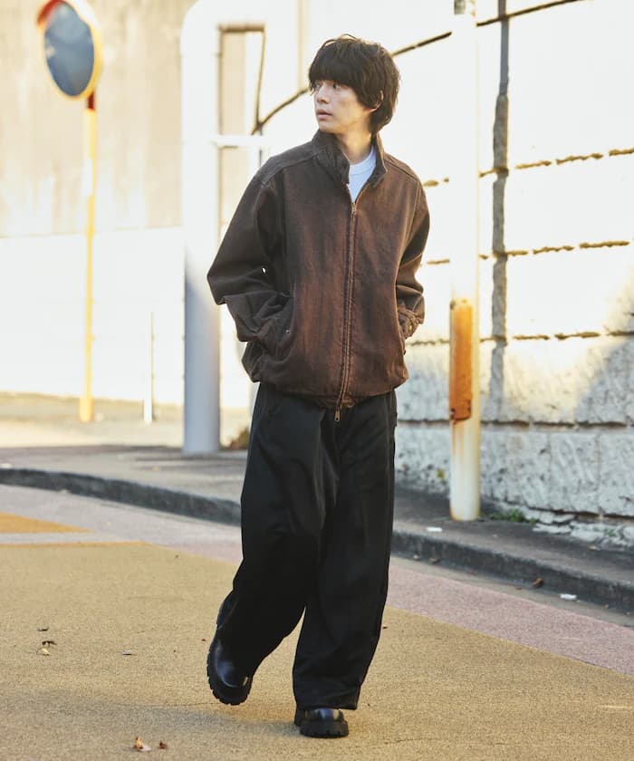 寬鬆版 HARRINGTON 丹寧外套