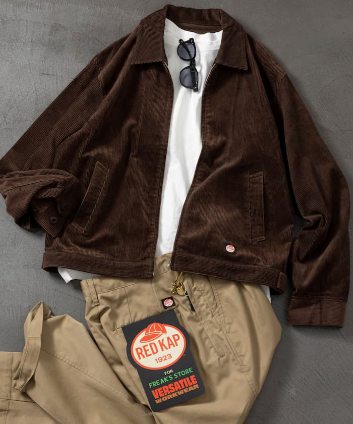 別注 CORDUROY WORK ZIP JACKET