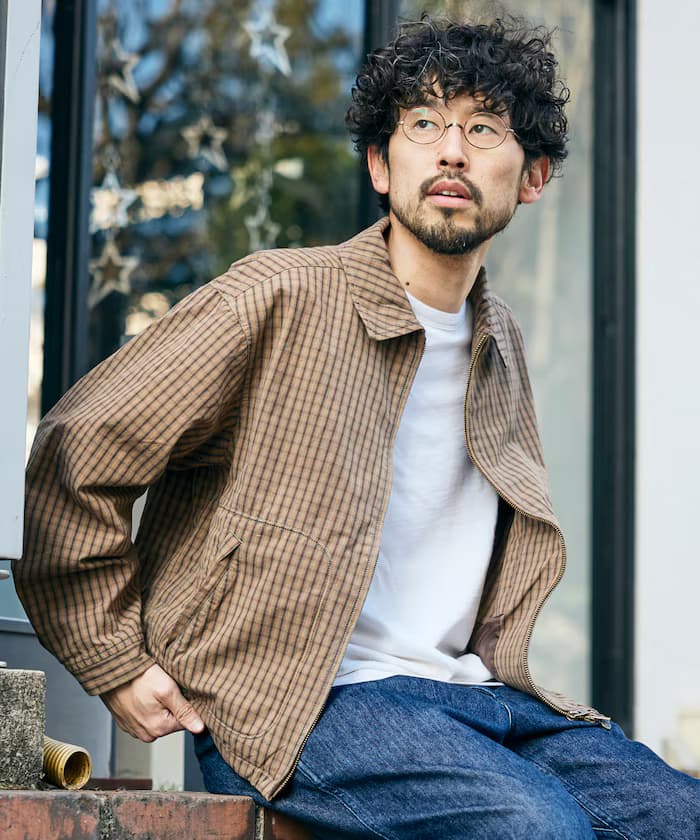 復古風超染毛毛雨外套