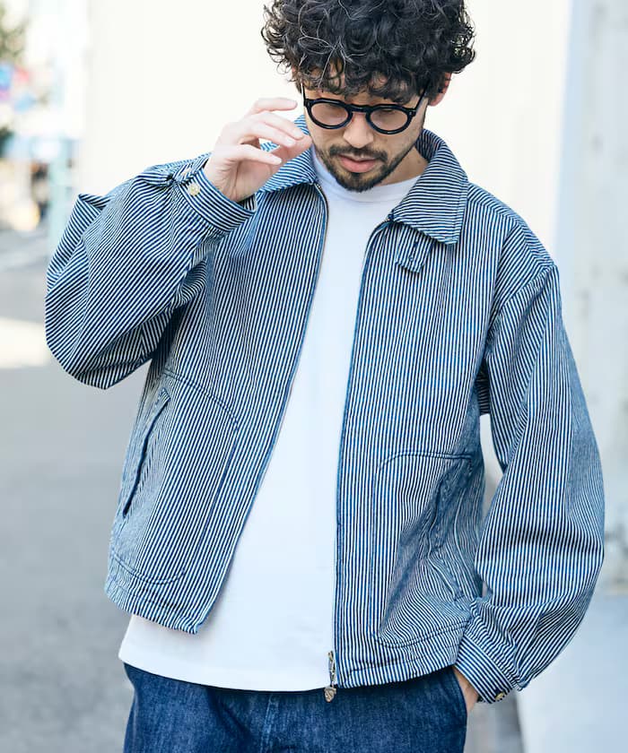 別注丹寧防雨外套