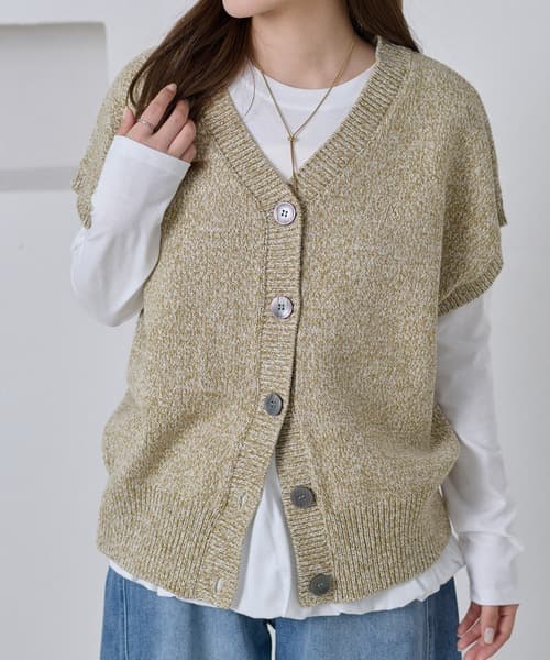 【apres jour clair】刺繡設計 針織背心