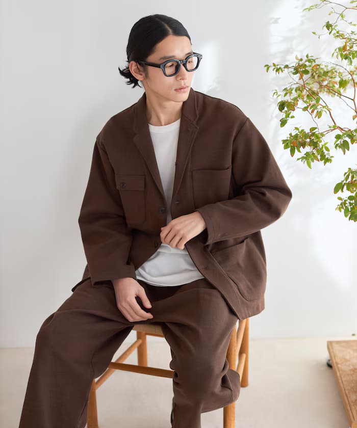 聯名限定 厚棉 短距離套裝外套褲款組合【男女通用】