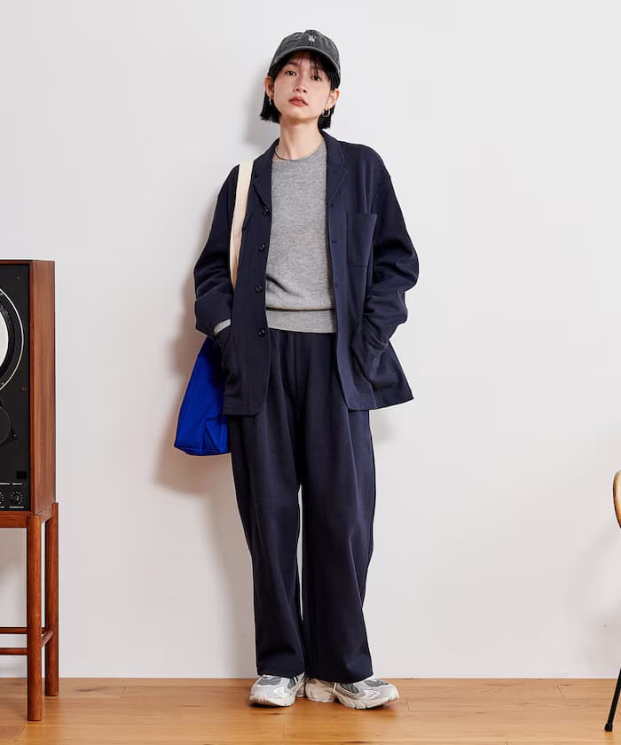 聯名限定 厚棉 短距離套裝外套褲款組合【男女通用】