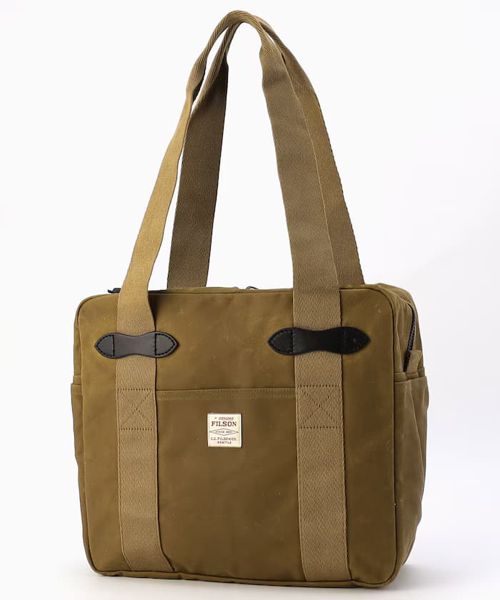 Tin Cloth Tote Bag With Zipper