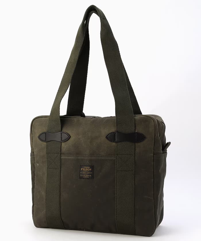 Tin Cloth Tote Bag With Zipper