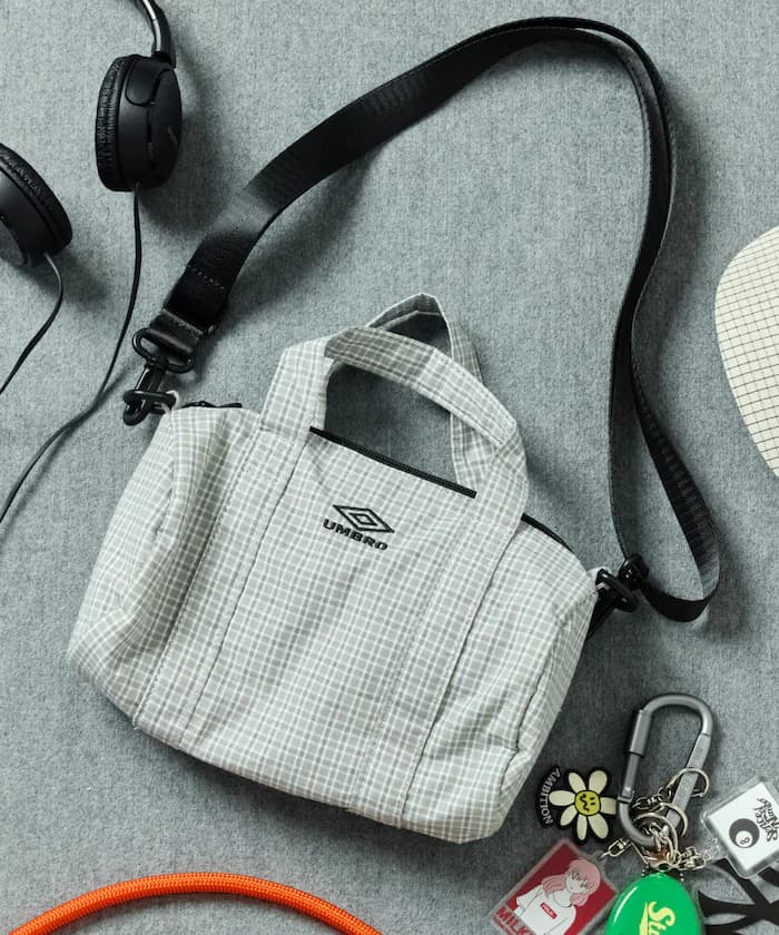 別注 Boston Mini Bag Check&Stripe