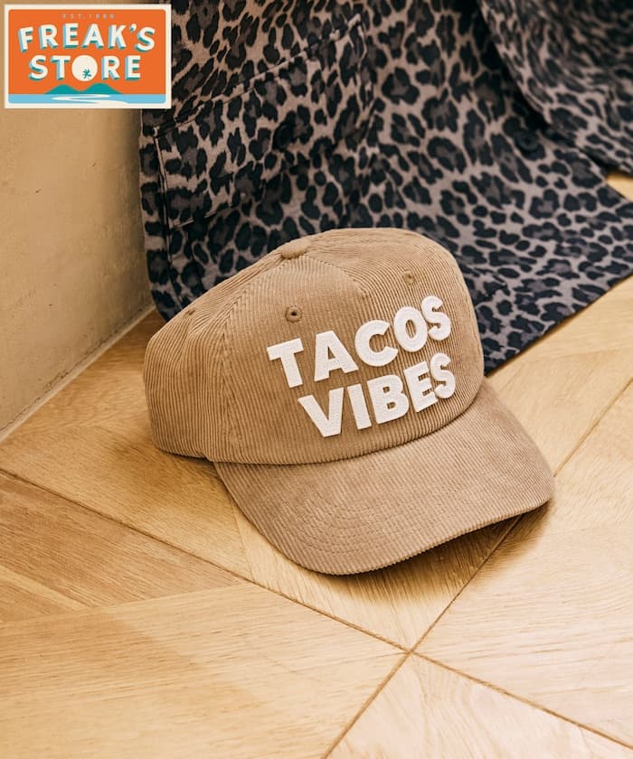 FREAK'S STORE for BEACH & FES 夏日燈芯絨 毛氈LOGO 棒球帽