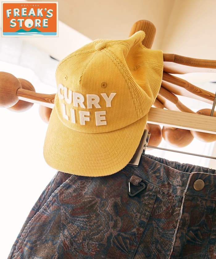 FREAK'S STORE for BEACH & FES 夏日燈芯絨 毛氈LOGO 棒球帽