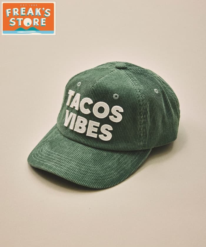 FREAK'S STORE for BEACH & FES 夏日燈芯絨 毛氈LOGO 棒球帽